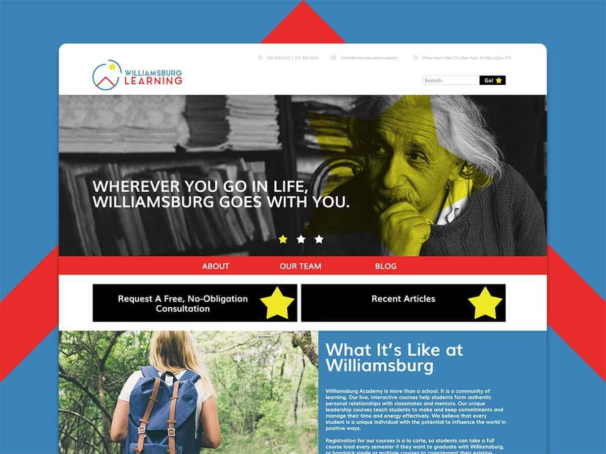 Williamsburg Branding Case Study Website