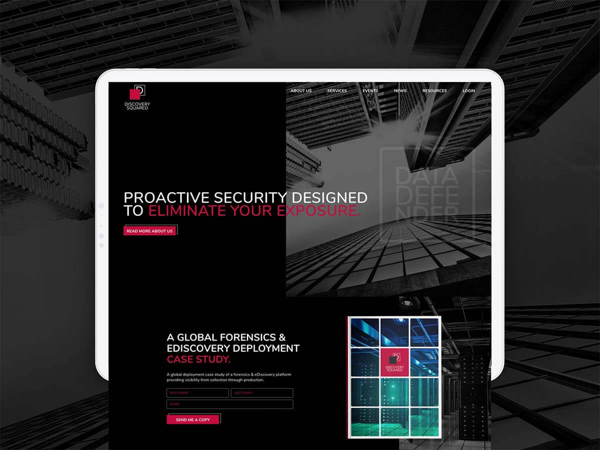 Branding Case Study Discovery Squared_Responsive Design Tablet