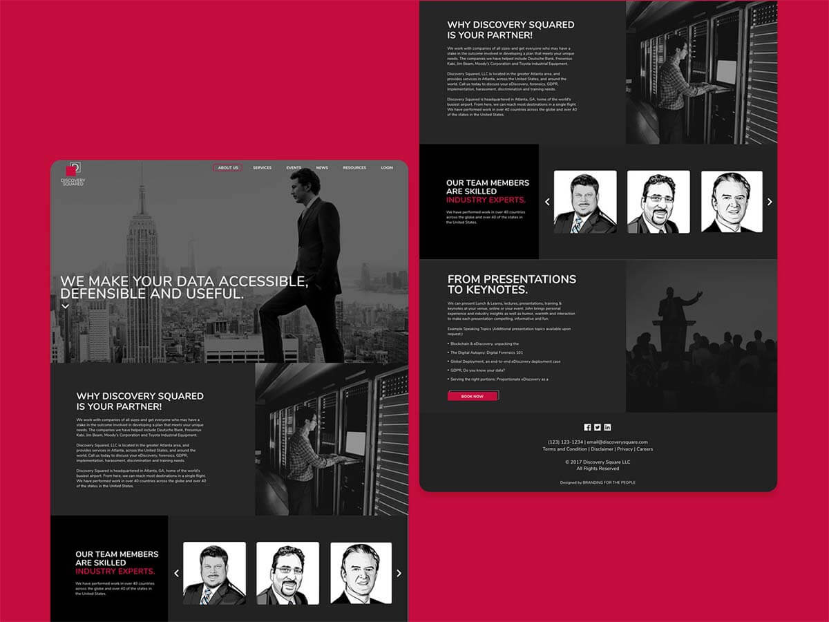 Branding Case Study Discovery Squared_Website Design UI_UX