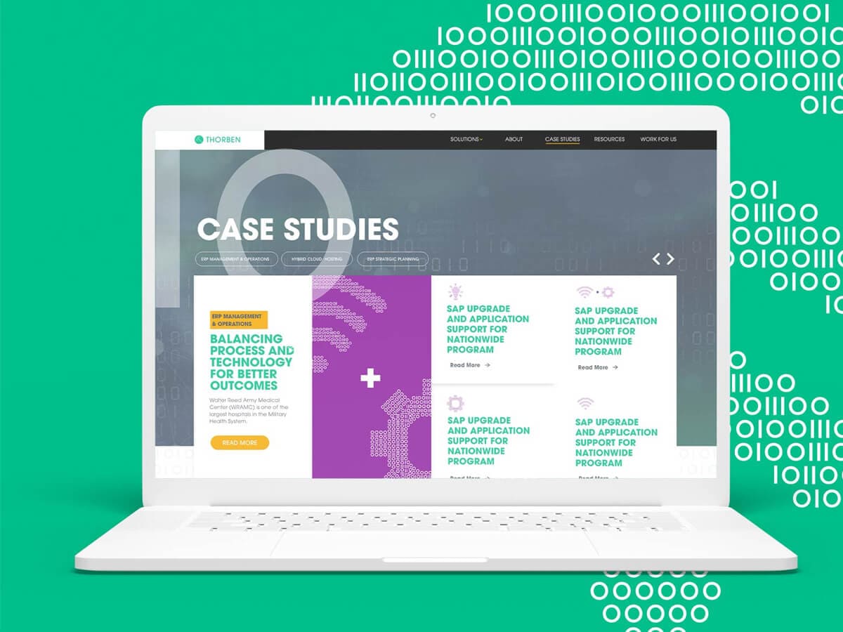 Branding Case Study Thorben Website UI UX