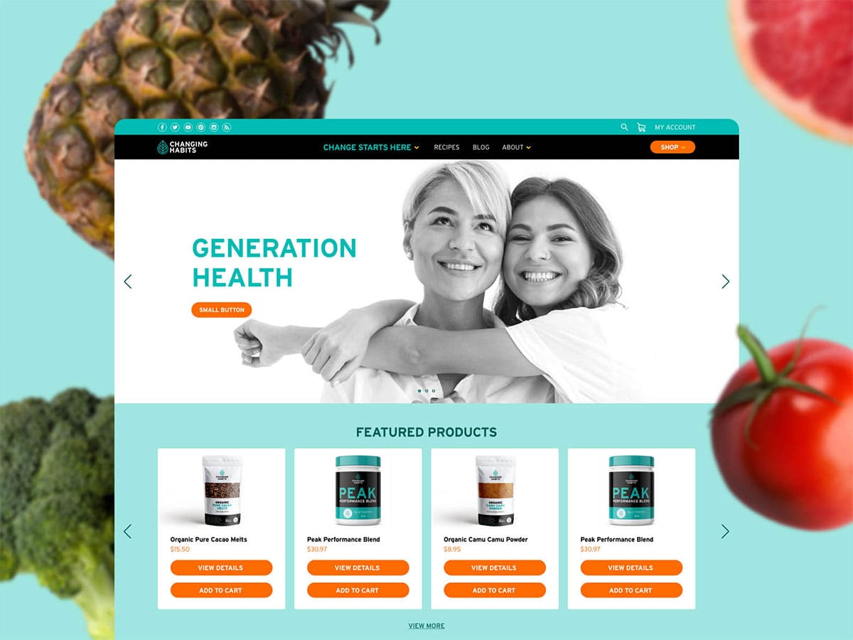 Branding Case Study Changing Habits Featured Health Products