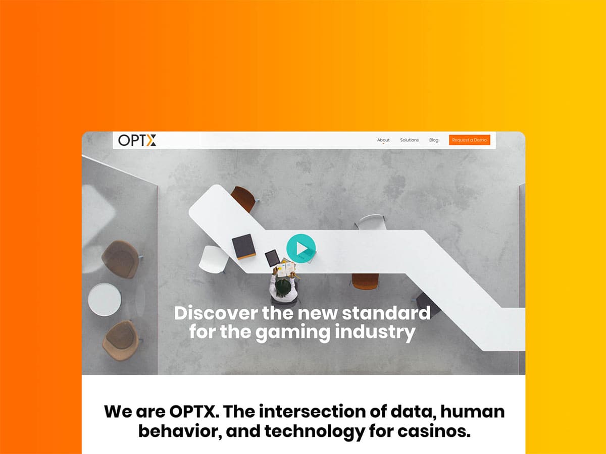 Branding Case Study OPTX Website Design