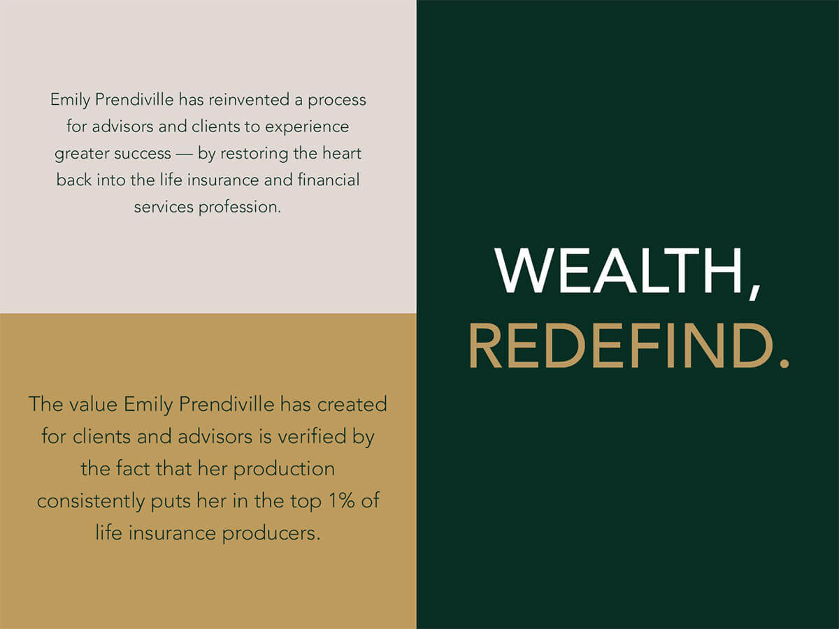 Emily Prendiville Branding Case Study Typography