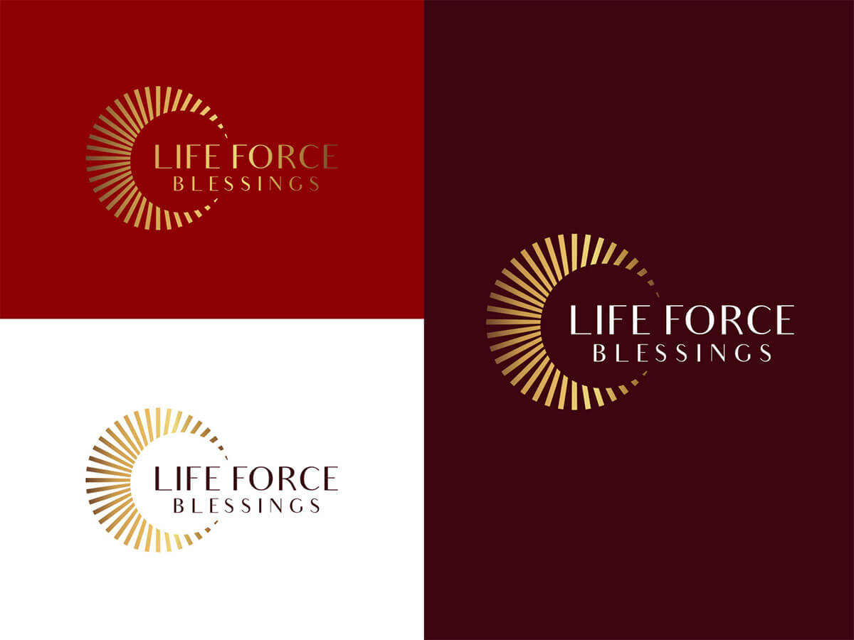 Branding Case Study Life Force Blessings Logo Design