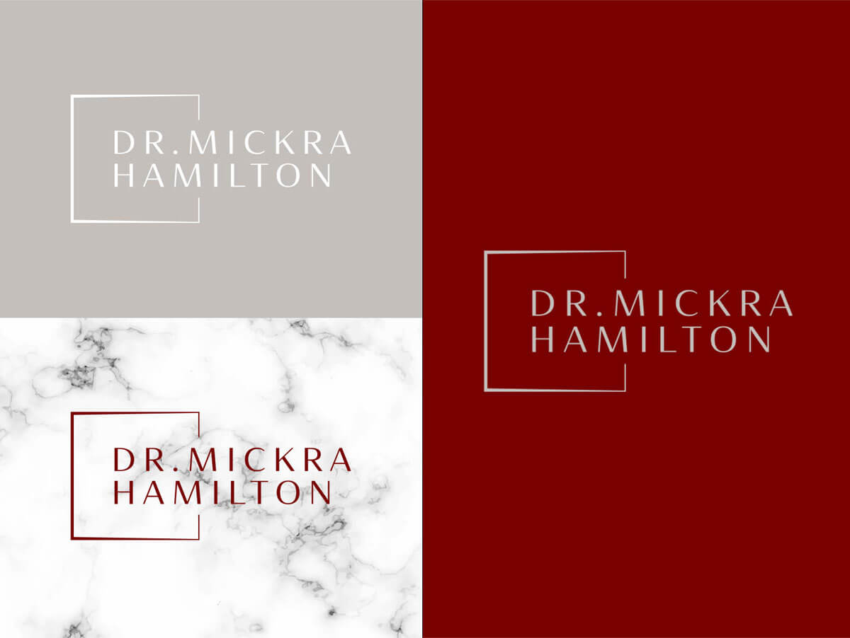 Branding Case Study Dr Michra Hamilton Logo