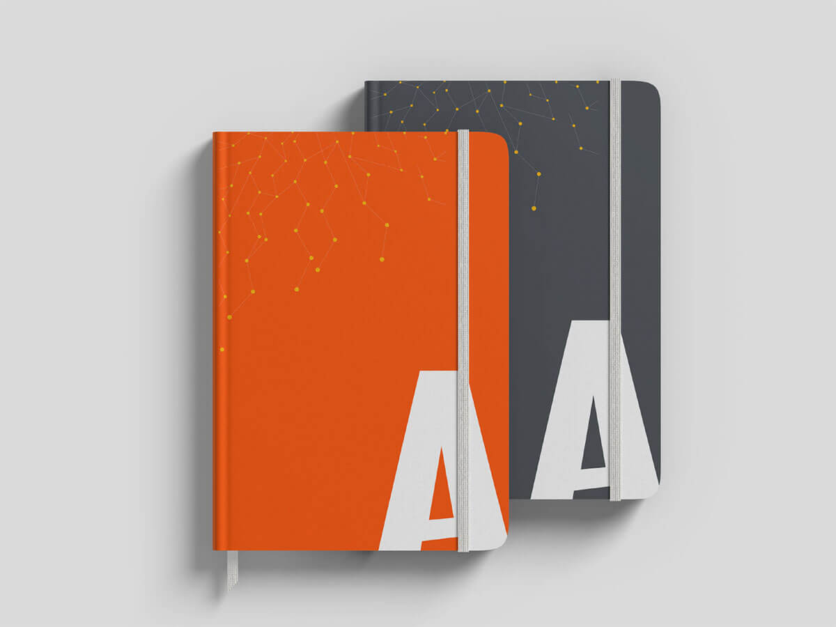 Amazing Branding Case Study Notebook Design 