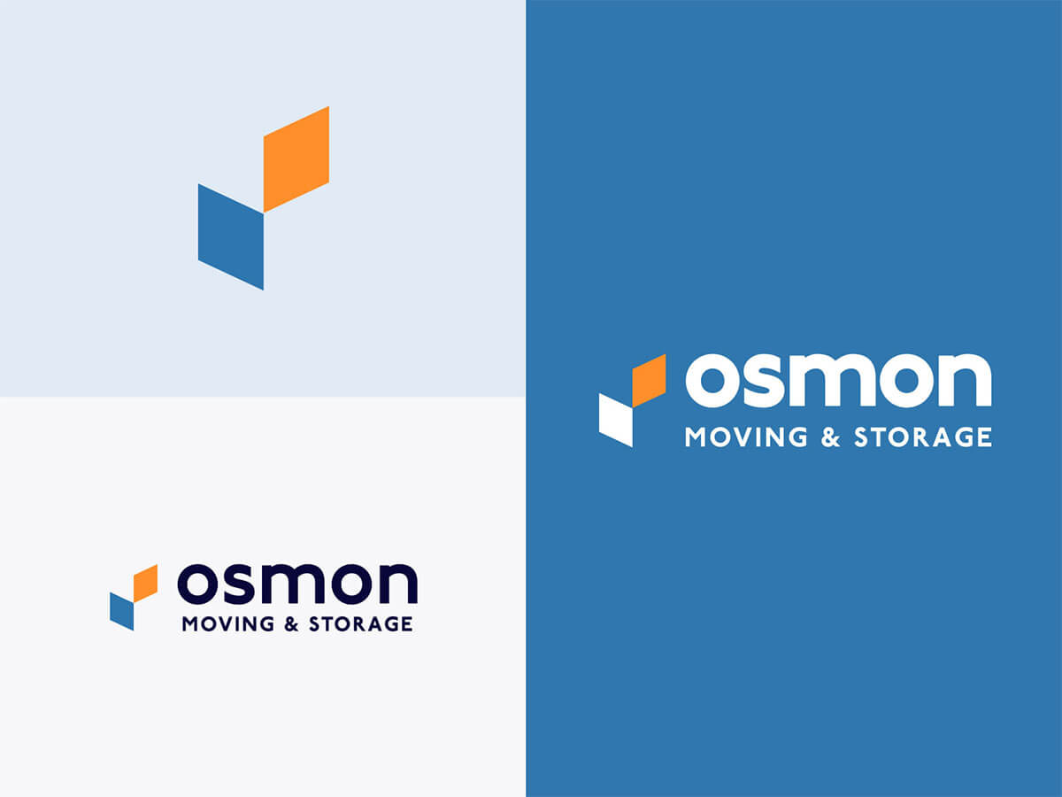 Osmon Moving Branding Case Study Logo