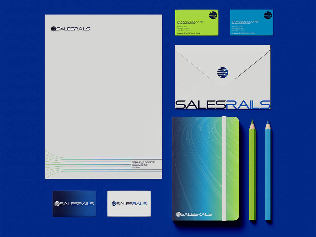 Sales Rail Branding Case Study Print Design Stationery