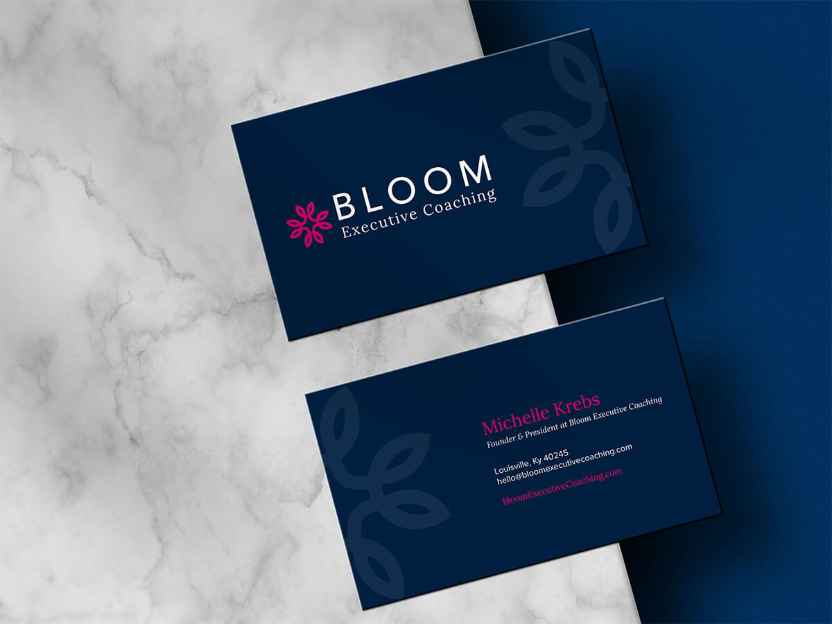 Branding For The People Case Study Bloom Print Design Business Card