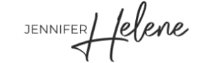 Jennifer Helene black gradient logo