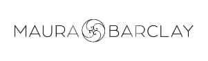 Maura Barclay black gradient logo