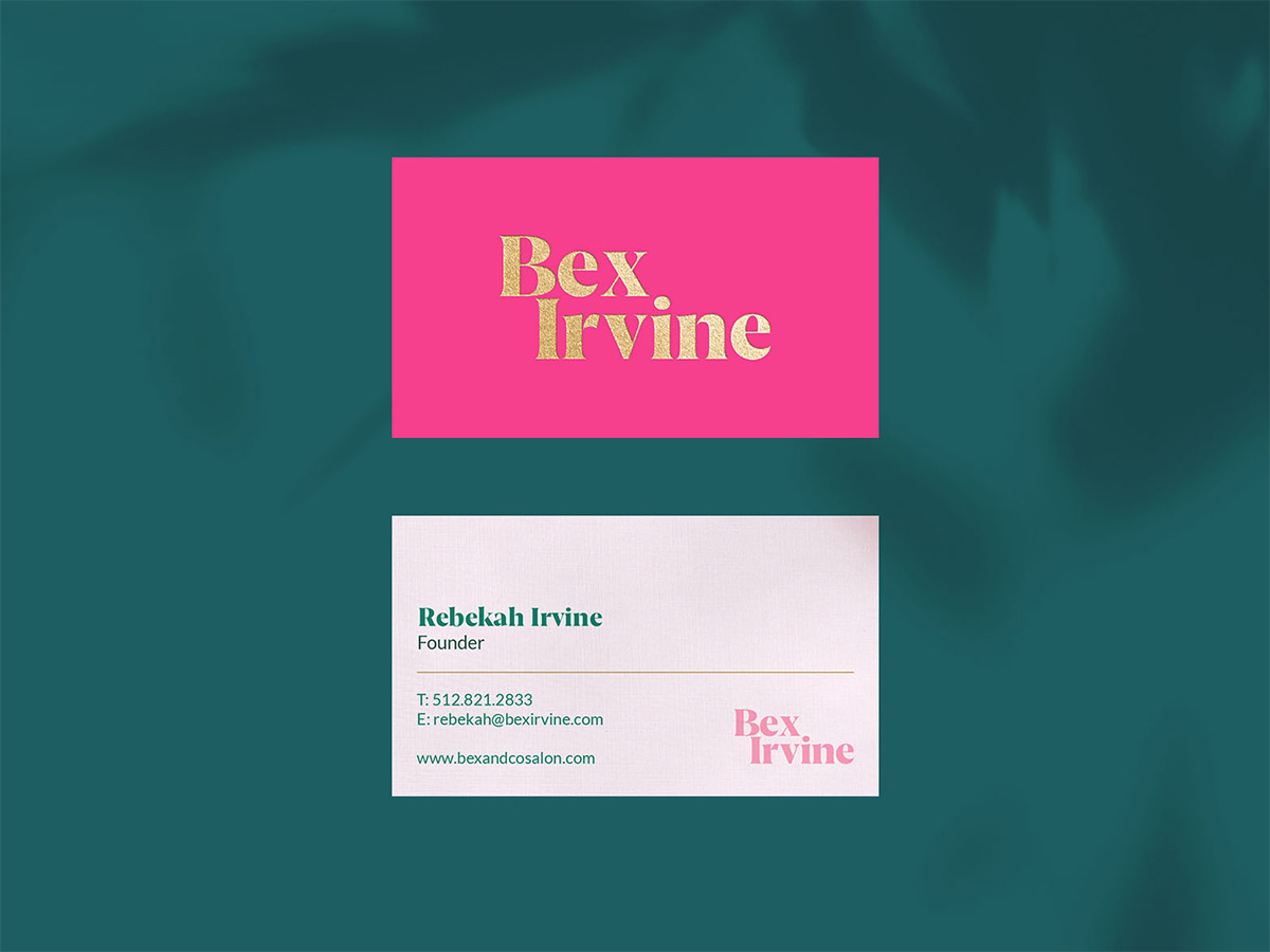 Bex Irvine Case Study Print Design